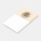 Gut in allen Dingen finden Hippie Graphic Post-it Klebezettel (angewinkelt)