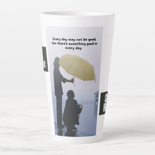 Gut in jedem Tag Milchtasse (Vorderseite)