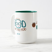 Gut ist in diesem zu religiösen inspirierenden Zit Zweifarbige Tasse (Vorderseite Links)