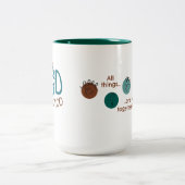 Gut ist in diesem zu religiösen inspirierenden Zit Zweifarbige Tasse (Mittel)