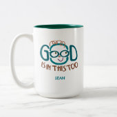 Gut ist in diesem zu religiösen inspirierenden Zit Zweifarbige Tasse (Links)