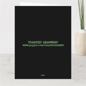 GUT KACKE FUNNY GEBURTSTAGSKARTEN ÄLTER KARTE (Rückseite)