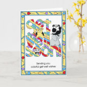 GUT-Karte BEKOMMEN Karte (Gelbe Blume)