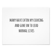 Gut kochen? Funny Modern Kitchen Print