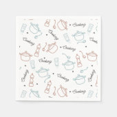 Gut kochen mit Liebe Serviette (Vorderseite)