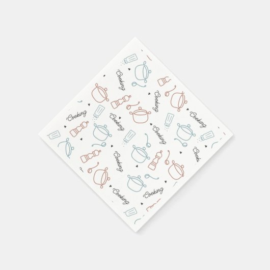 Gut kochen mit Liebe Serviette (Ecke)