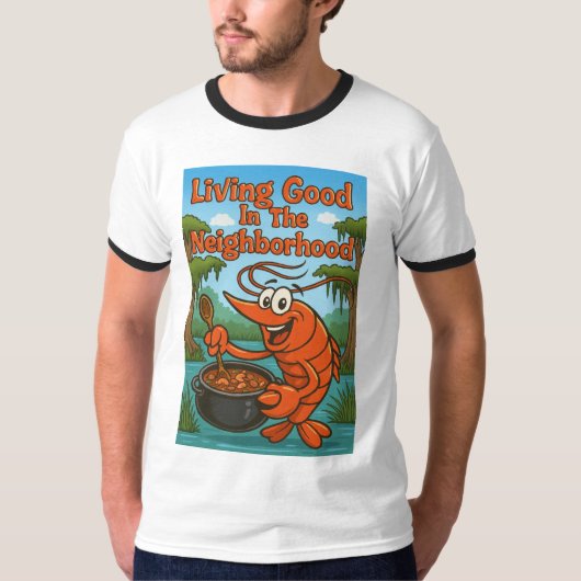 Gut leben im Viertel T-Shirt (Vorderseite)