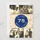 Gut lebendes Foto Überraschung Geburtstag Einladun Einladung (Vorderseite)