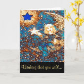 Gut machen - bald ein Wunsch machen Karte (Gelbe Blume)