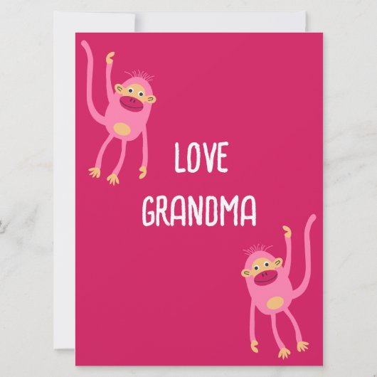 Gut machen bald Kleiner Affe (Rückseite)