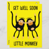 Gut machen bald Kleiner Affe (Vorne/Hinten)