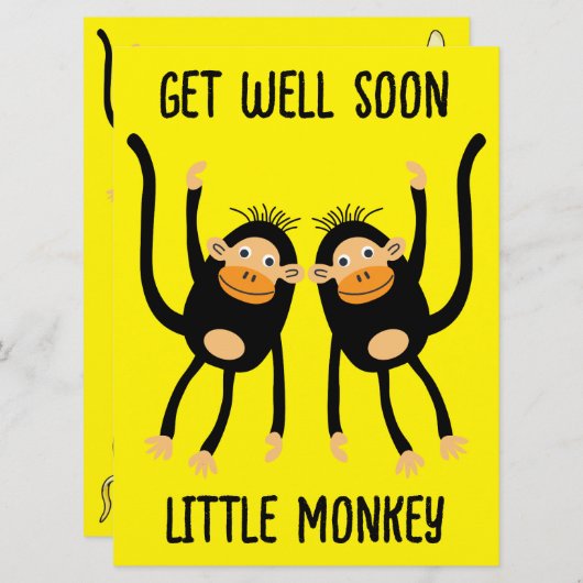 Gut machen bald Kleiner Affe (Vorne/Hinten)