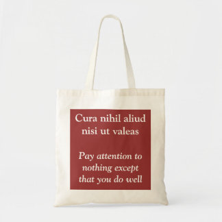 Gut machen - Cicero inspirierendes Zitat Tragetasche