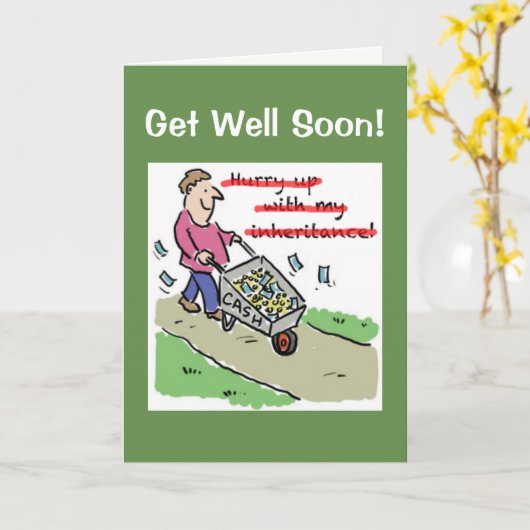 Gut machen - Dunkler Spaß Karte (Gelbe Blume)