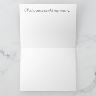 Gut machen, eine friedliche, einfache Erholung wün Karte