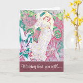 Gut machen - Guardian Angel Karte (Gelbe Blume)