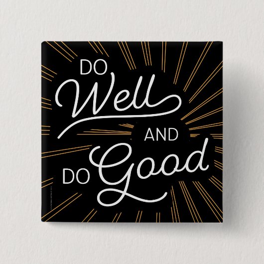 Gut machen Motivierend Button (Vorderseite)