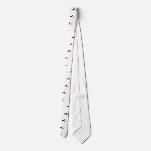 Gut machen - Service-Hund - Schokolade Labrador Krawatte (Rückseite)