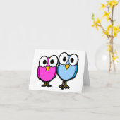 GUT MIT AUGEN VOGELFREUNDE KARTE (Gelbe Blume)