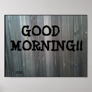 GUT MORGEN !! POSTER