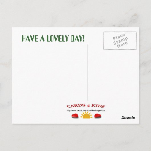 GUT MORGEN! Postkarte (Rückseite)