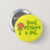 Gut ohne einen Gottknopf Button (Vorne & Hinten)