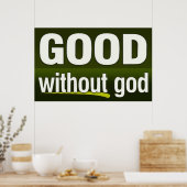 Gut ohne God Poster (Küche)