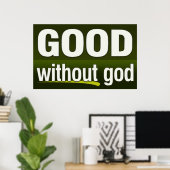 Gut ohne God Poster (Heimbüro)