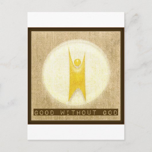Gut ohne Gott Postkarte (Vorderseite)