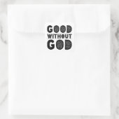 Gut ohne Gott Quadratischer Aufkleber (Tasche)