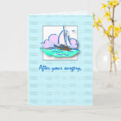 Gut Operation Segelboot Karte (Gelbe Blume)