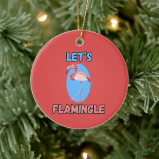 GUT! Ornament - Let's Flamingle - Flamingo
