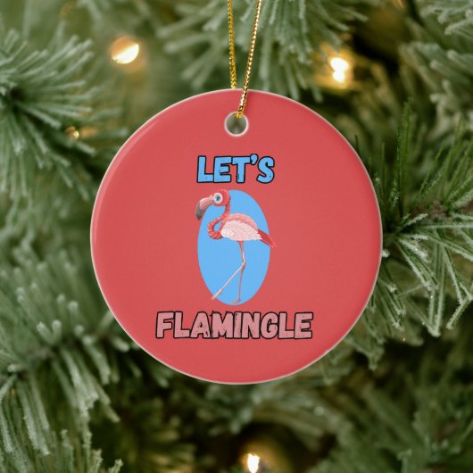 GUT! Ornament - Let's Flamingle - Flamingo (Baum)