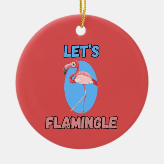 GUT! Ornament - Let's Flamingle - Flamingo (Vorne)