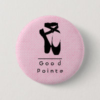Gut Pointe. Black Ballet Shoes En Pointe