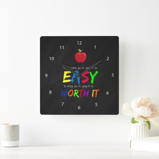 Gut Quadratische Wanduhr (Zuhause)