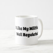 Gut regulierte Miliz Kaffeetasse (VorderseiteRechts)