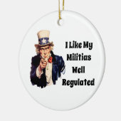 Gut regulierte Miliz Keramik Ornament (Links)