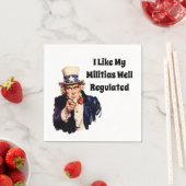 Gut regulierte Miliz Serviette (Beispiel)