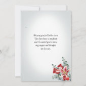 Gut Rote Rosen und Lilies Florist Bouquet (Rückseite)