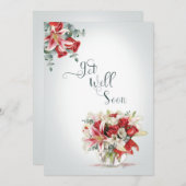 Gut Rote Rosen und Lilies Florist Bouquet (Vorne/Hinten)