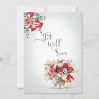 Gut Rote Rosen und Lilies Florist Bouquet