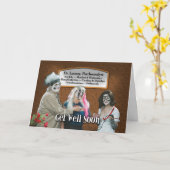 Gut, rufen Sie sofort Ihren Shrink an Karte (Gelbe Blume)