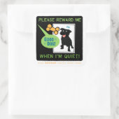 Gut ruhig! Aufkleber belohnen. (Tasche)