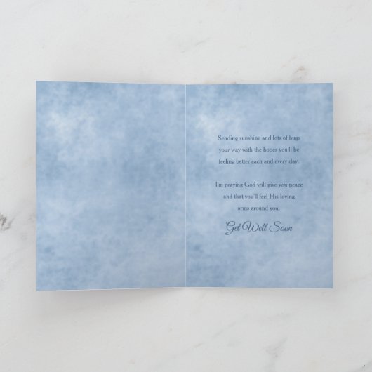 Gut, schönes Blue Hydrangea in 3D Karte (Innenseite)