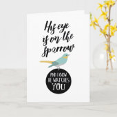 Gut - sein Auge ist auf dem Sparrow Karte (Gelbe Blume)