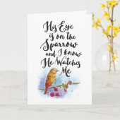 Gut - sein Auge ist auf dem Sparrow Karte (Gelbe Blume)