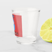 GUT! Shot Glass - Let's Flamingle - Flamingo Schnapsglas (Rechts)