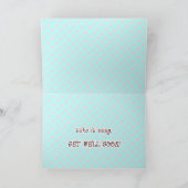 GUT - SPEEDO & SPAGO CARD KARTE (Innenseite)