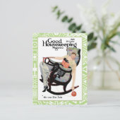 "GUT, STRICK PICKY ZU SEIN" FASHION MIRL POSTKARTE (Stehend Vorderseite)